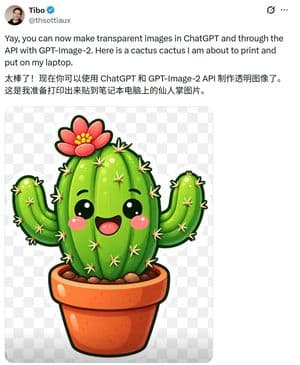 Verified Post with Kawaii Cactus Sticker preview