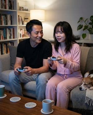 Candid Couple Gaming Lifestyle preview