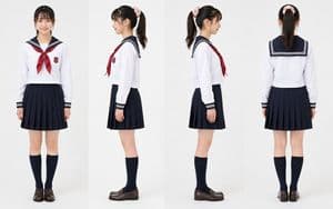 Realistic Schoolgirl Turnaround Sheet preview