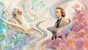 Darwin and Brahms in 1859 preview