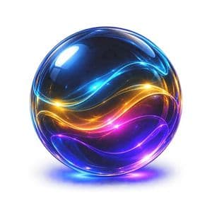 Neon Glass Energy Orb preview