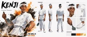 Cinematic Character Production Sheet preview
