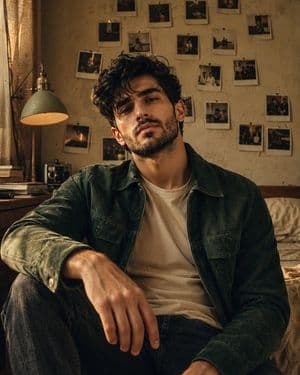 Vintage Bedroom Cinematic Portrait preview
