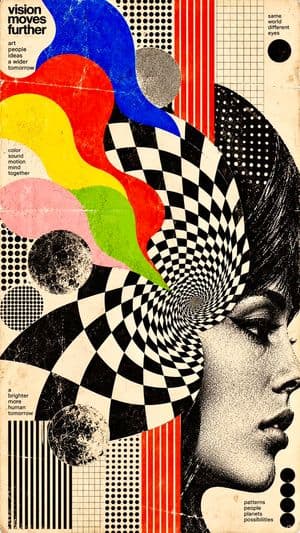 Vintage 70s Psych Poster preview