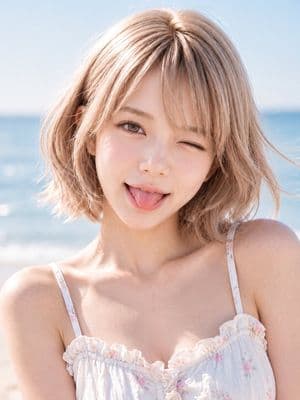 Playful Wink Portrait Edit preview