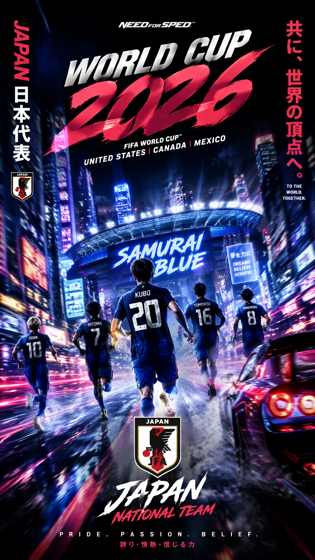 japan-neon-speed-city-racing-poster - AI image template preview