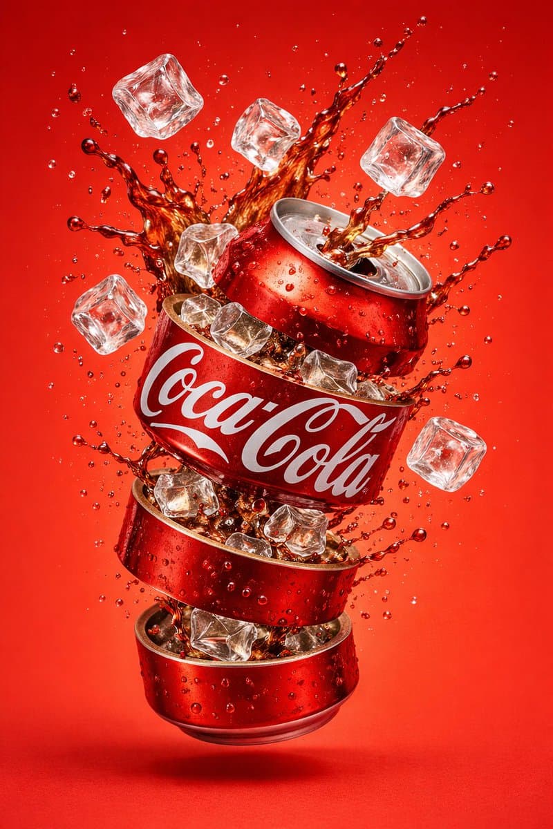 Style hyper-realistic commercial product photography - AI image template preview
