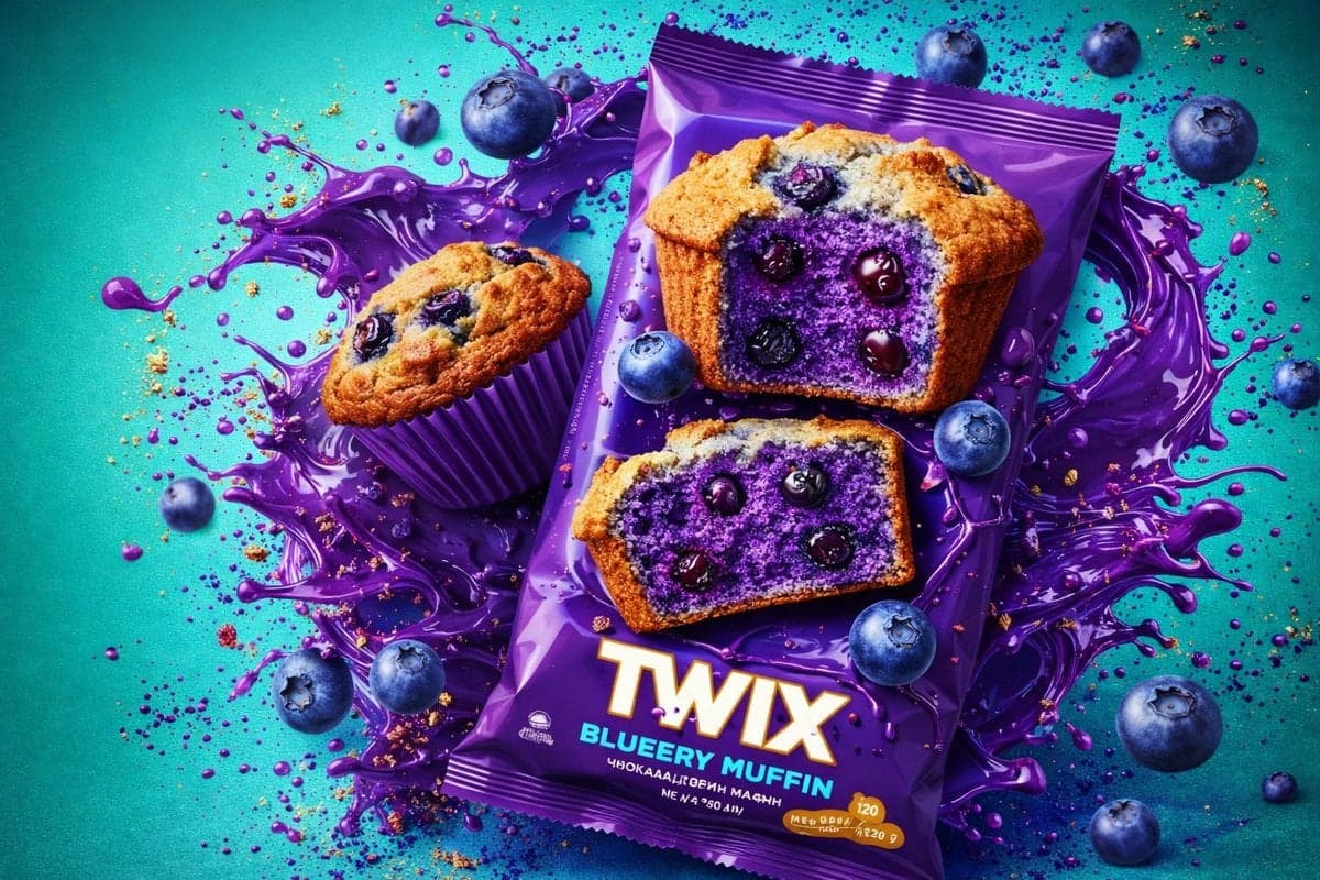 Thick molten chocolate splashes wrapping around the package - AI image template preview