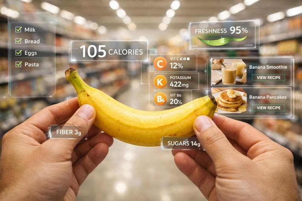 Ultra-realistic photography blended with futuristic AR technology - AI image template preview