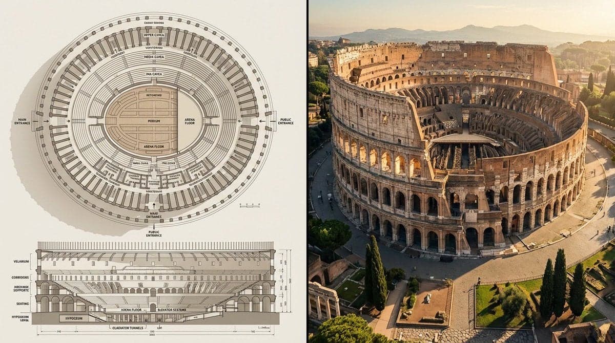 Split composition image, left and right halves clearly divided in 16 9 - AI image template preview