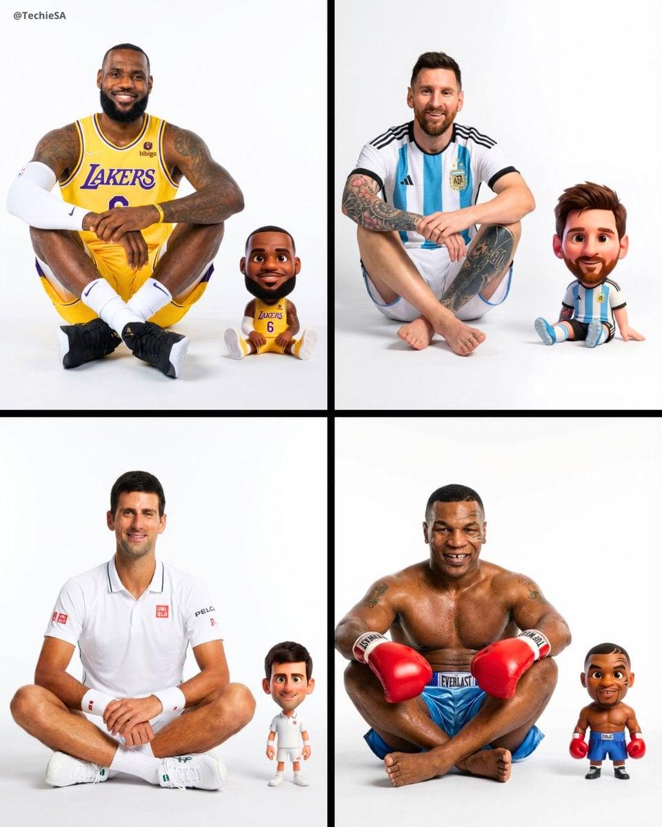 Split composition portrait - AI image template preview