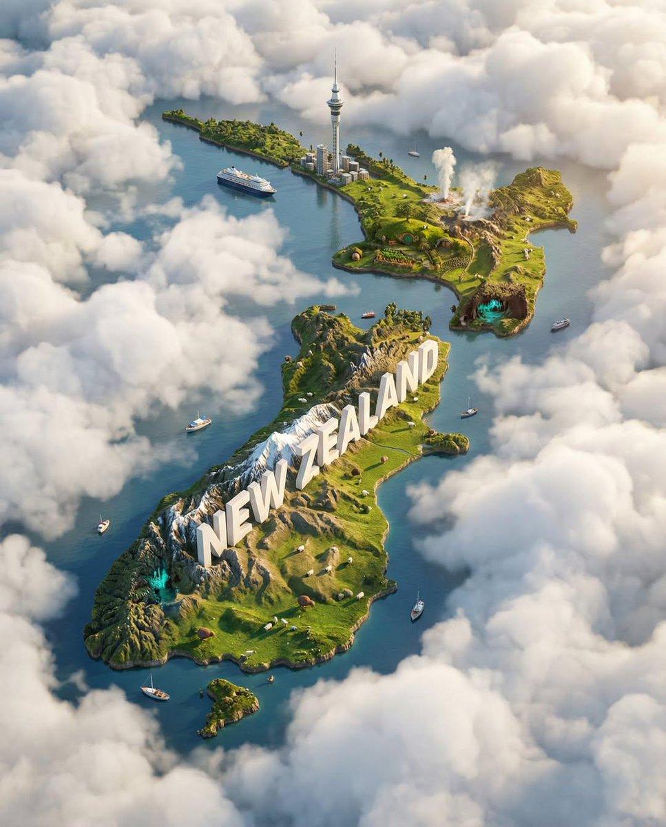 Ultra-HD, hyper-realistic digital poster of a floating miniature island - AI image template preview