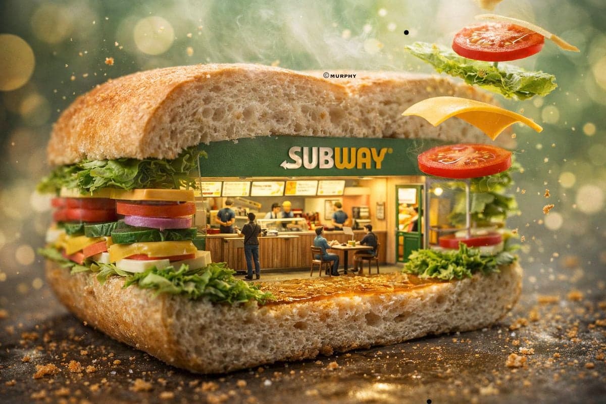 Ultra-realistic 3D miniature diorama of a environment built inside - AI image template preview