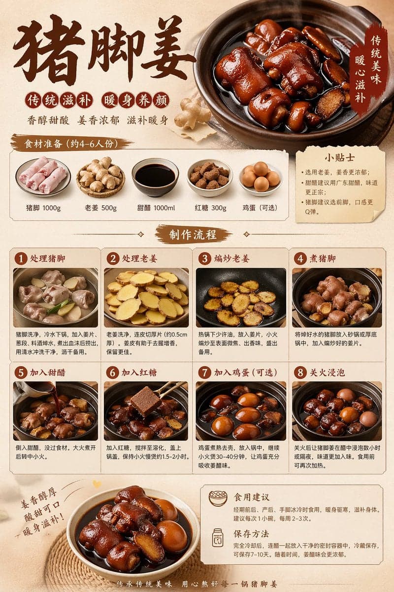 Food preparation poster - AI image template preview