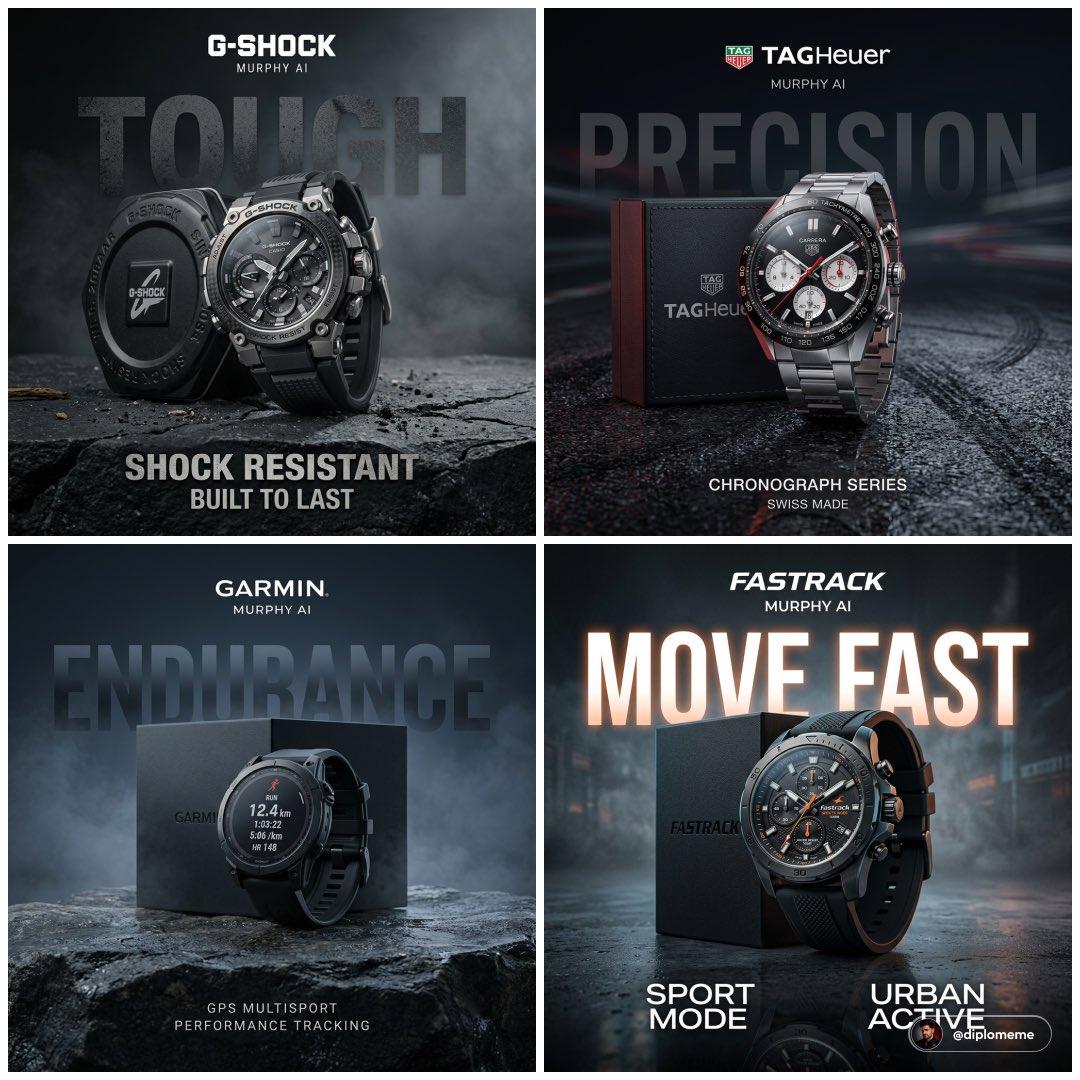 TAG Heuer Track Surface REAL, NOT FAKE - AI image template preview