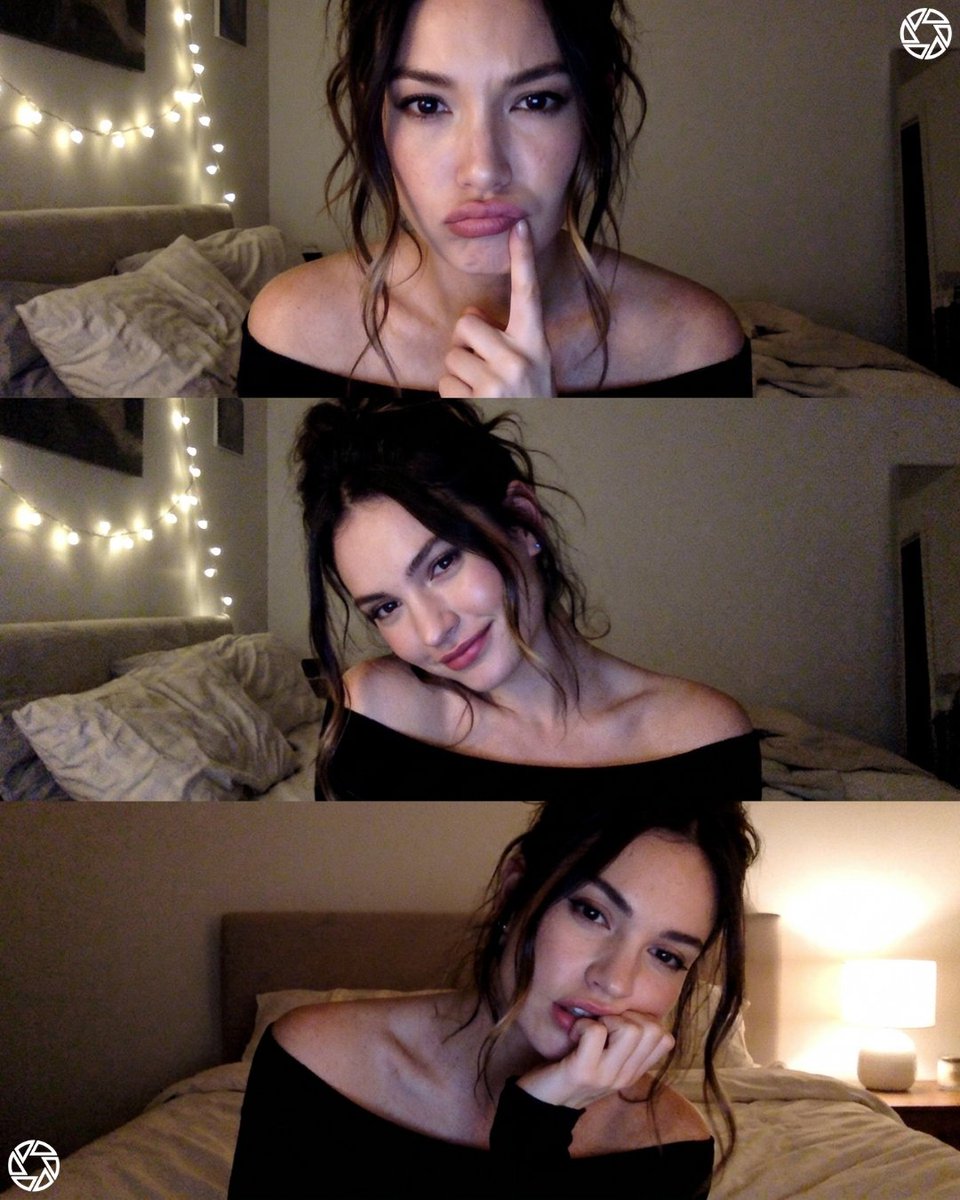 Webcam photobooth grid portrait - AI image template preview