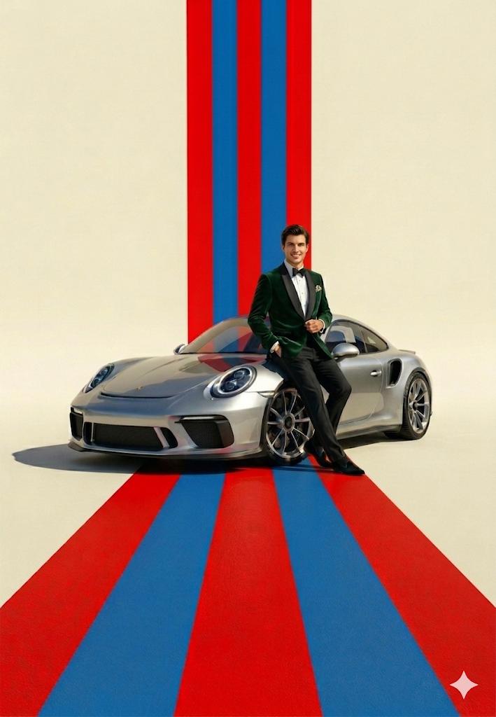 High-End Fashion and Automotive Photography - AI image template preview
