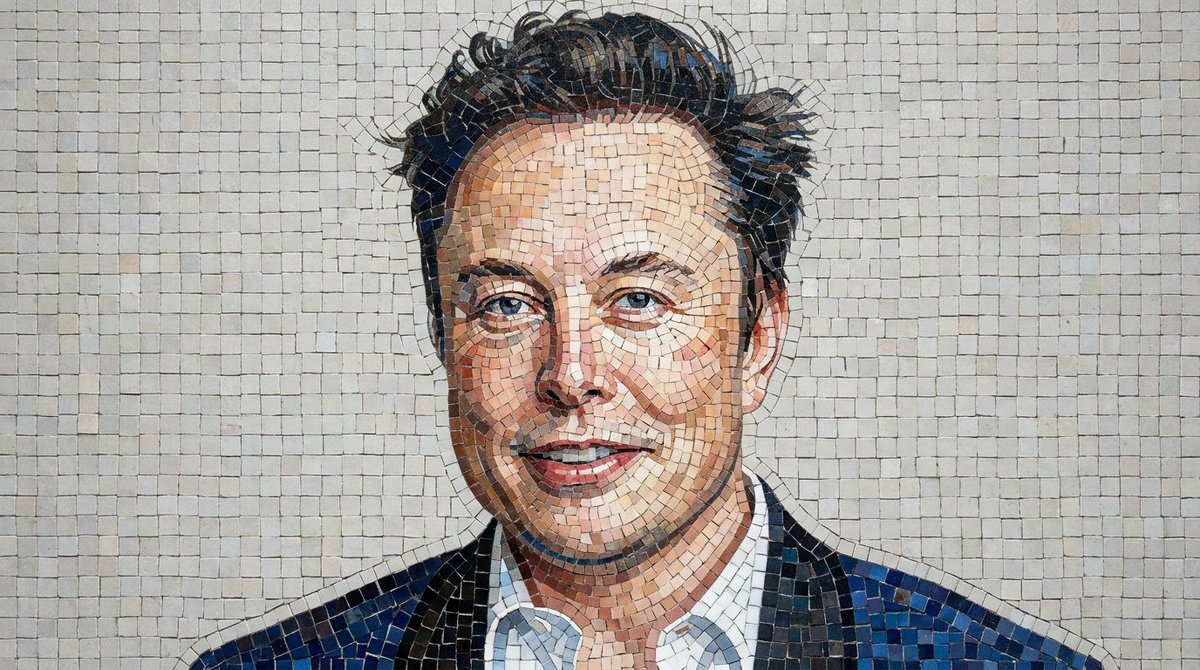 Mosaic Portrait Style Image - AI image template preview