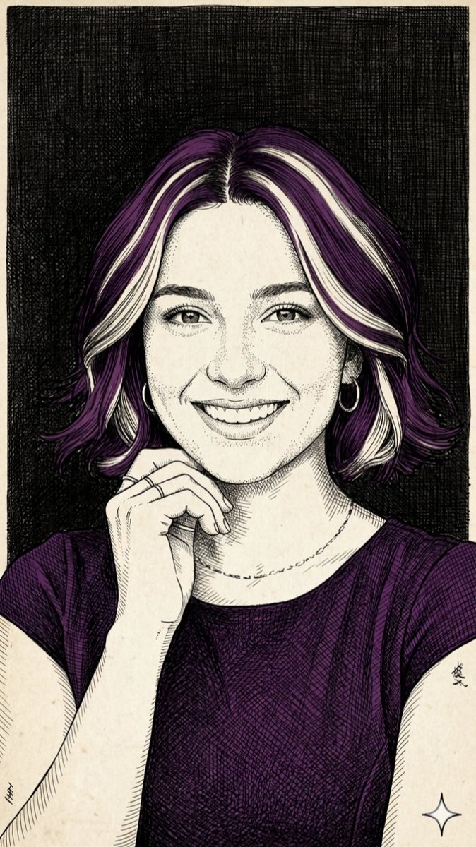 Pen-and-Ink Cross-Hatching Illustration - AI image template preview