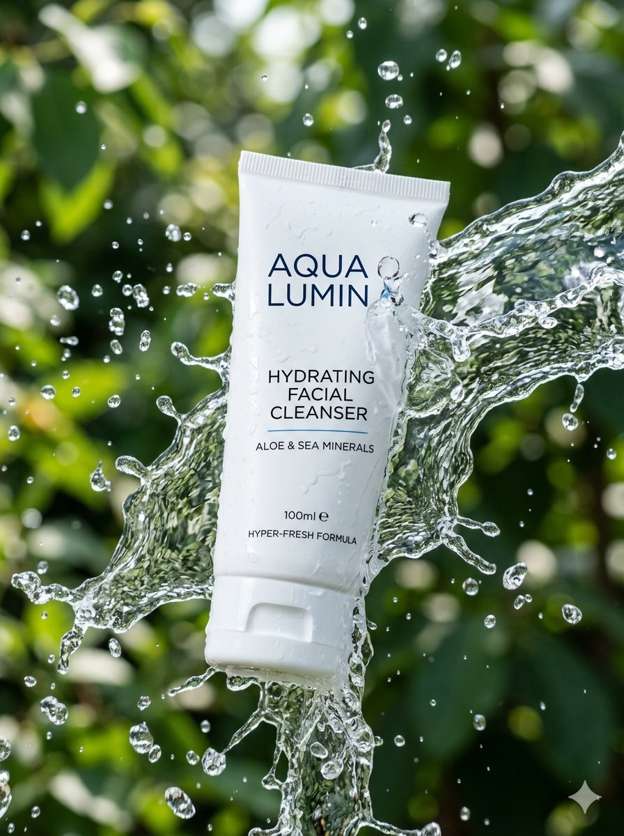 Cinematic Cosmetic Product Photography - AI image template preview