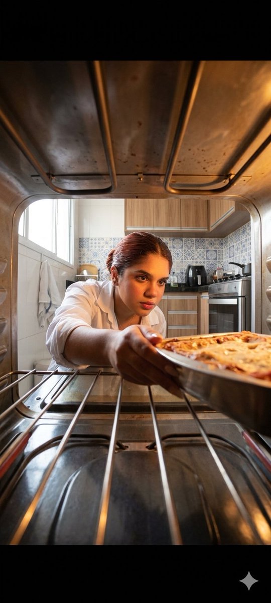 Interior Oven View Cooking Scene - AI image template preview