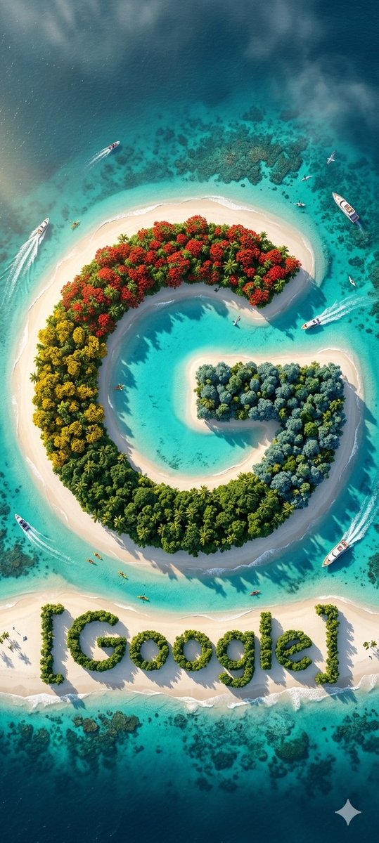 Cinematic Tropical Island Brand Logo - AI image template preview