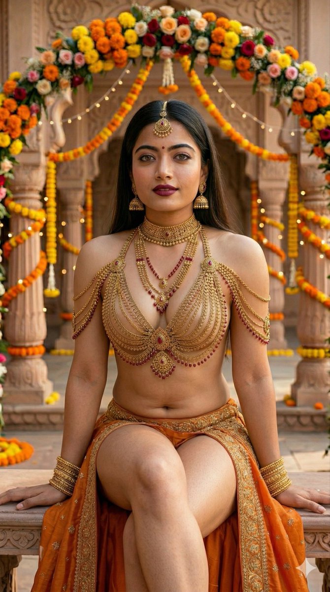 Royal Indian Bridal Tradition Series - AI image template preview