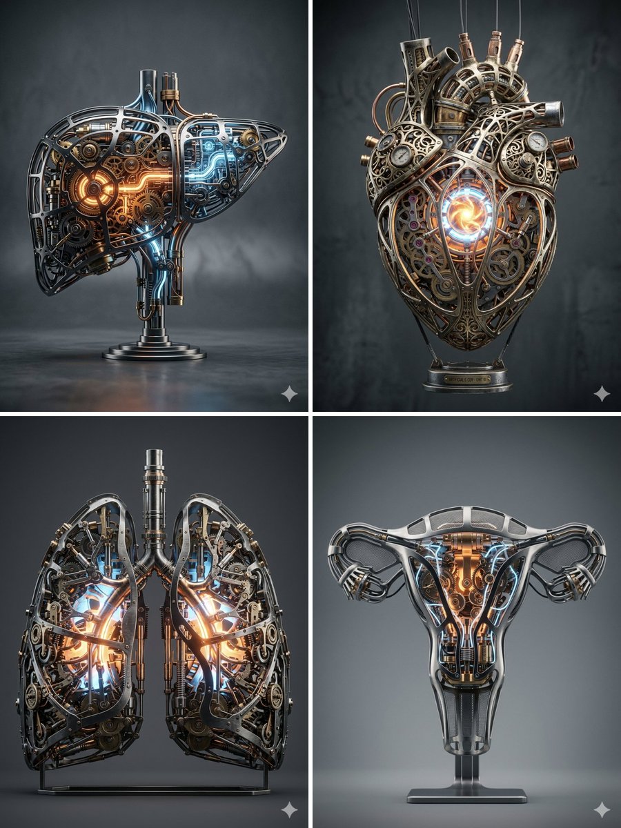 Mechanical Core Architecture - AI image template preview