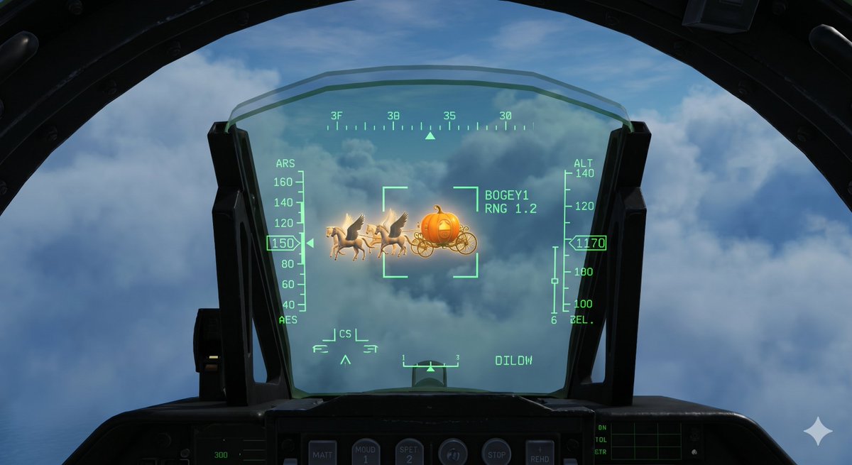 Surreal Pumpkin Carriage Aircraft - AI image template preview