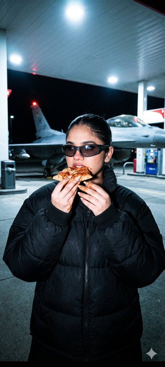 Underground Paparazzi Fighter Jet Pizza - AI image template preview