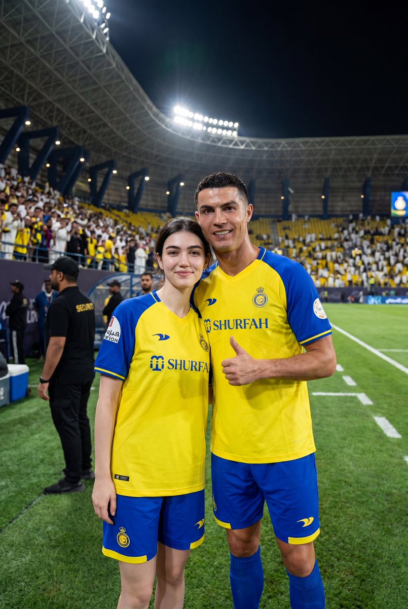 Football Fan with Cristiano Ronaldo - AI image template preview