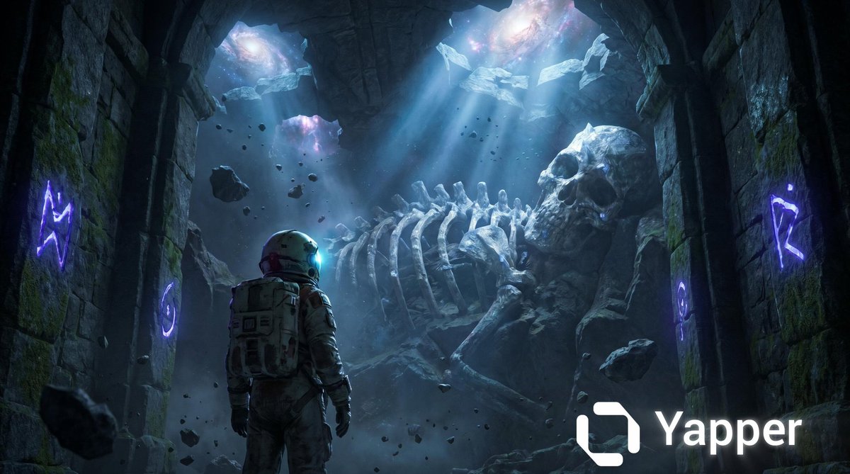 Astronaut and Petrified Cosmic God - AI image template preview