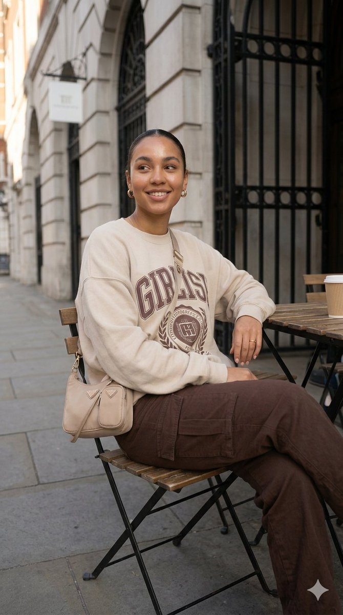 London Streetwear Lifestyle Portrait - AI image template preview