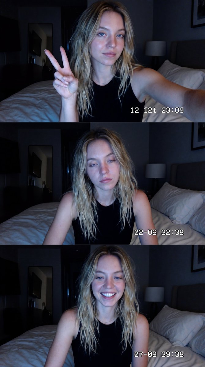 Vintage Y2K Webcam Photo Booth Collage - AI image template preview