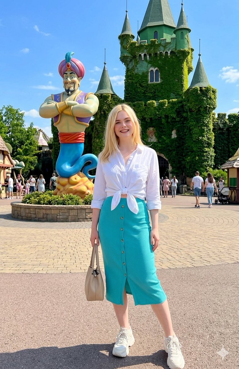 Fairy-Tale Park Travel Photo - AI image template preview