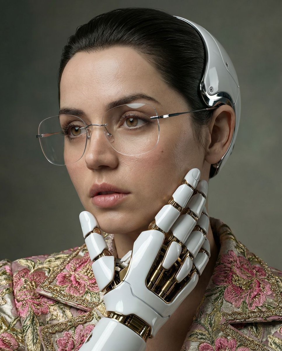 Cyber Renaissance Cyborg Aristocrat - AI image template preview