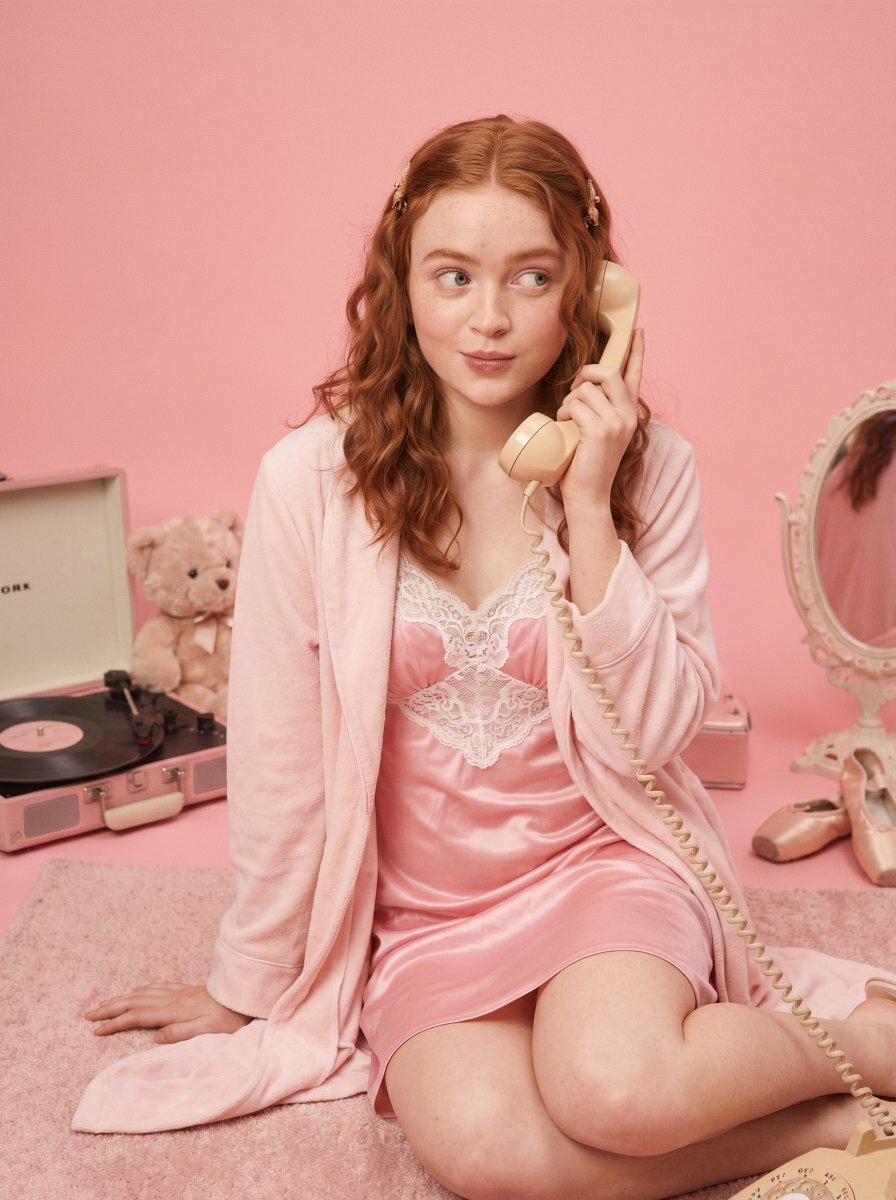 Vintage Doll Aesthetic Studio Session - AI image template preview