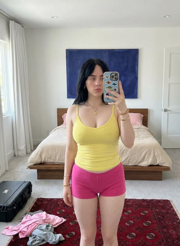 Candid Modern Bedroom Mirror Selfie - AI image template preview