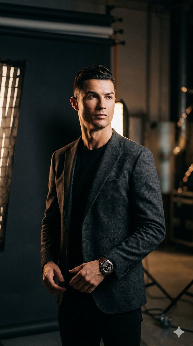 Premium Studio Celebrity Portrait - AI image template preview