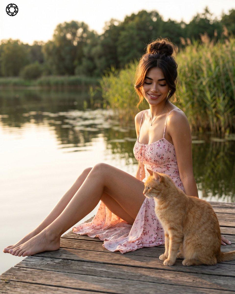 Golden Hour Lakeside Portrait preview