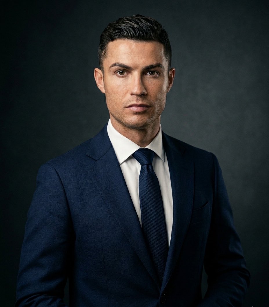 Executive Studio Portrait - AI image template preview
