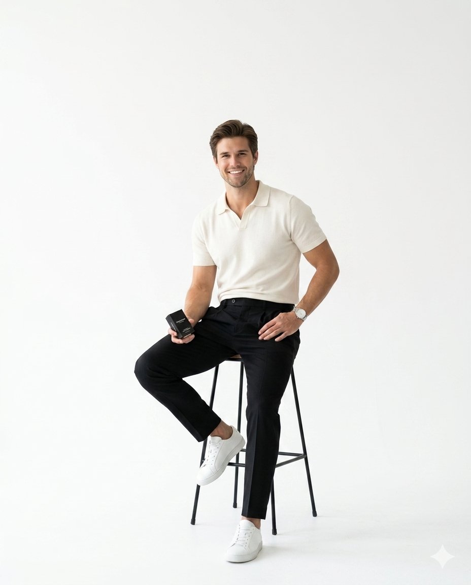 Minimalist Personal Branding Portrait - AI image template preview