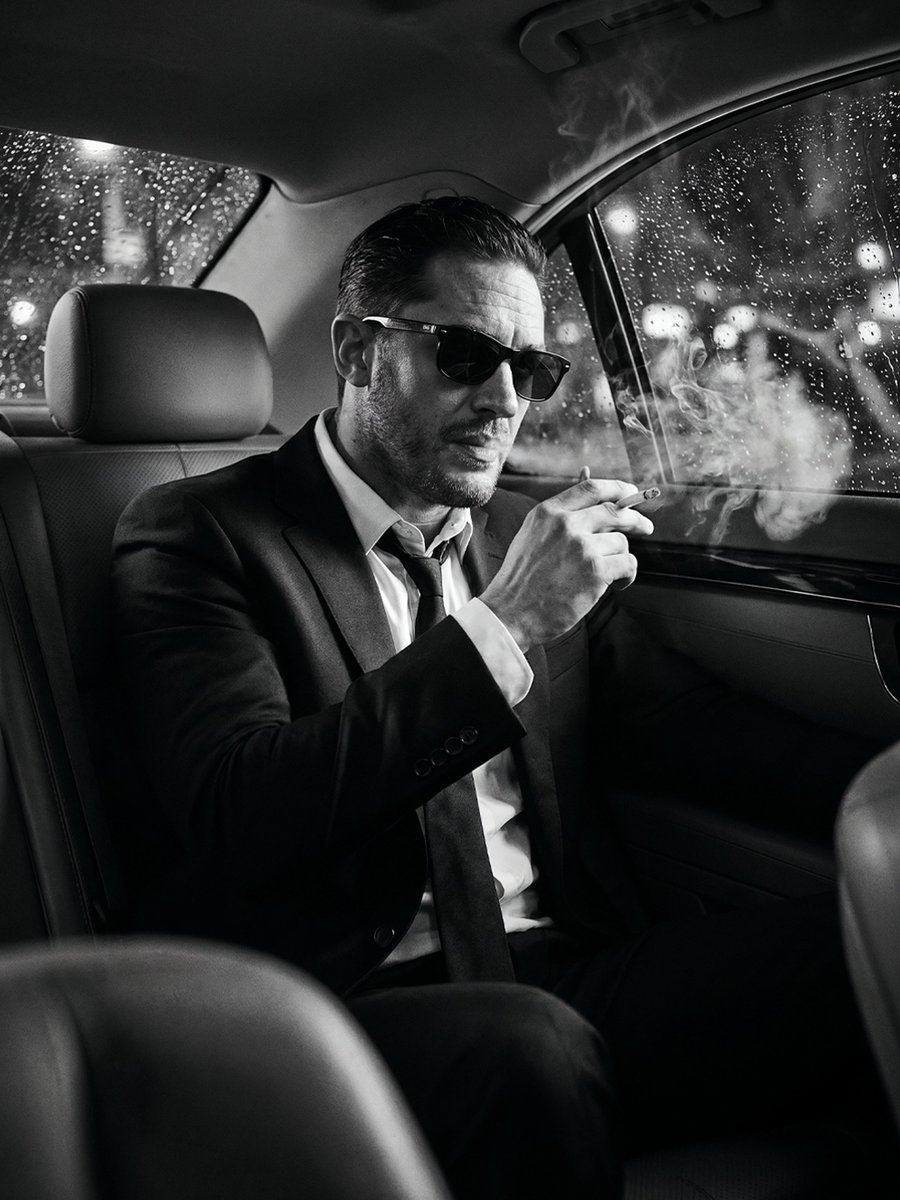 Cinematic Noir Luxury Car Portrait - AI image template preview