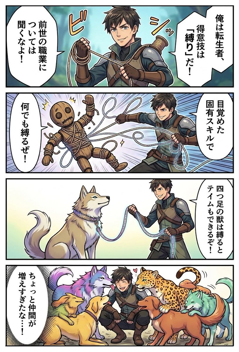 Light Novel Style Comic Cover - AI image template preview