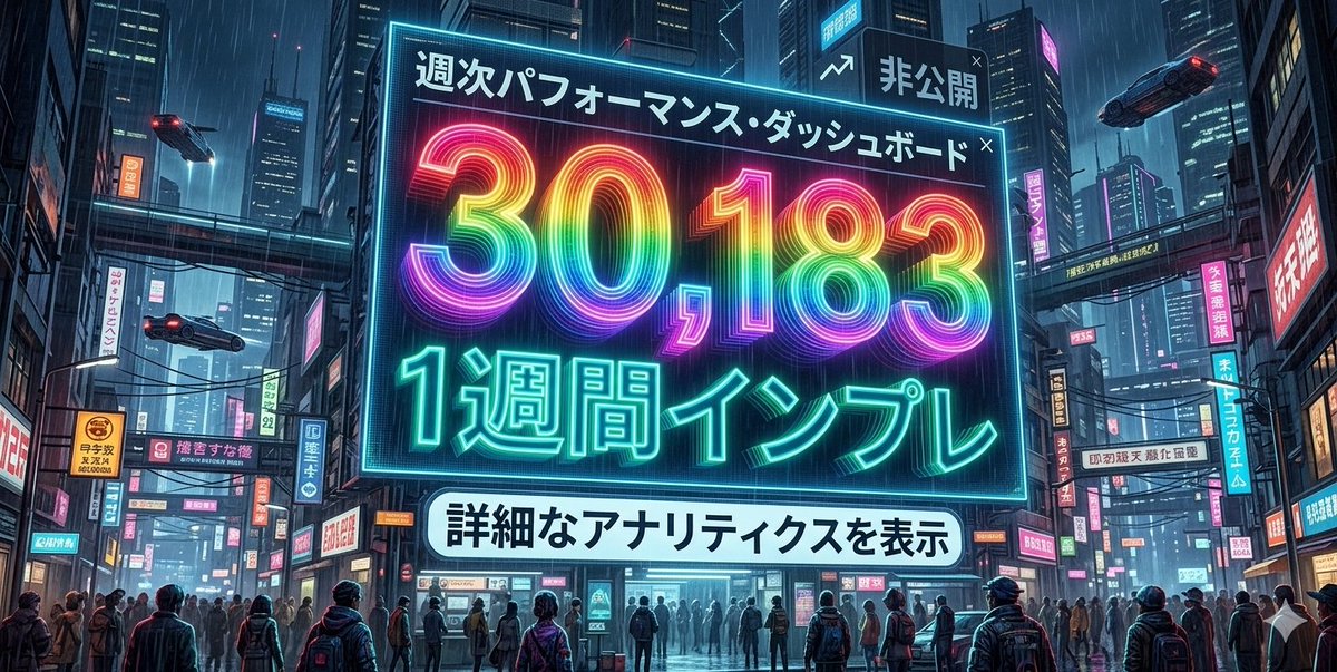 Cyberpunk Rainbow Impression Counter - AI image template preview