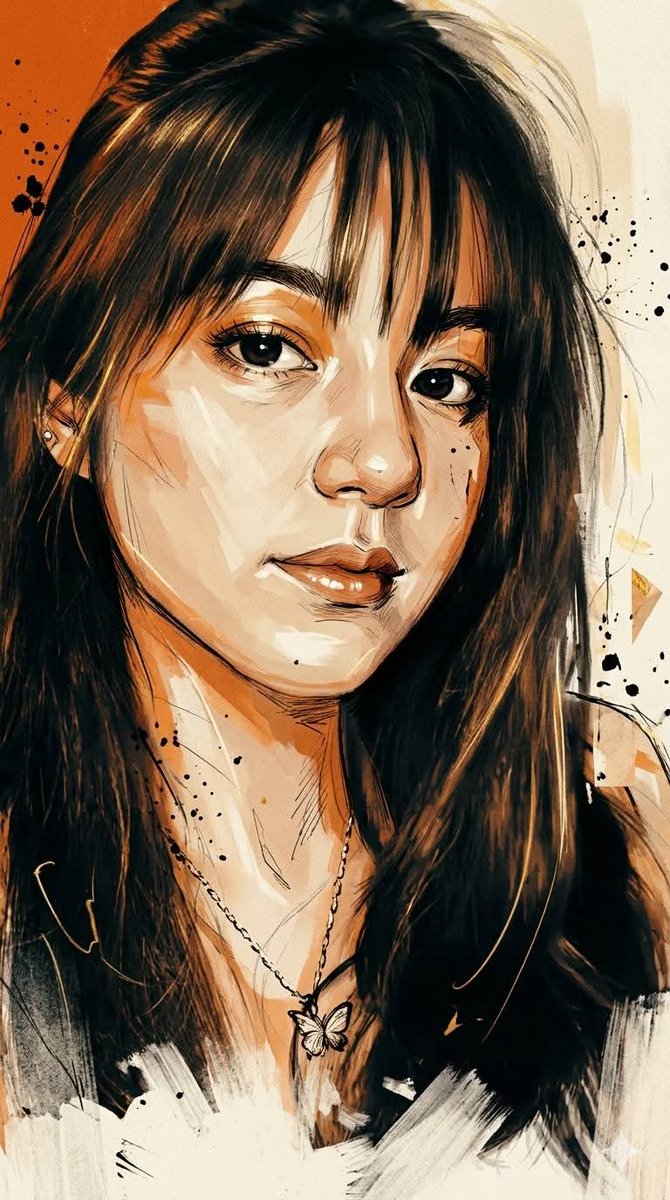 Cinematic Tactical Sketch Portrait - AI image template preview