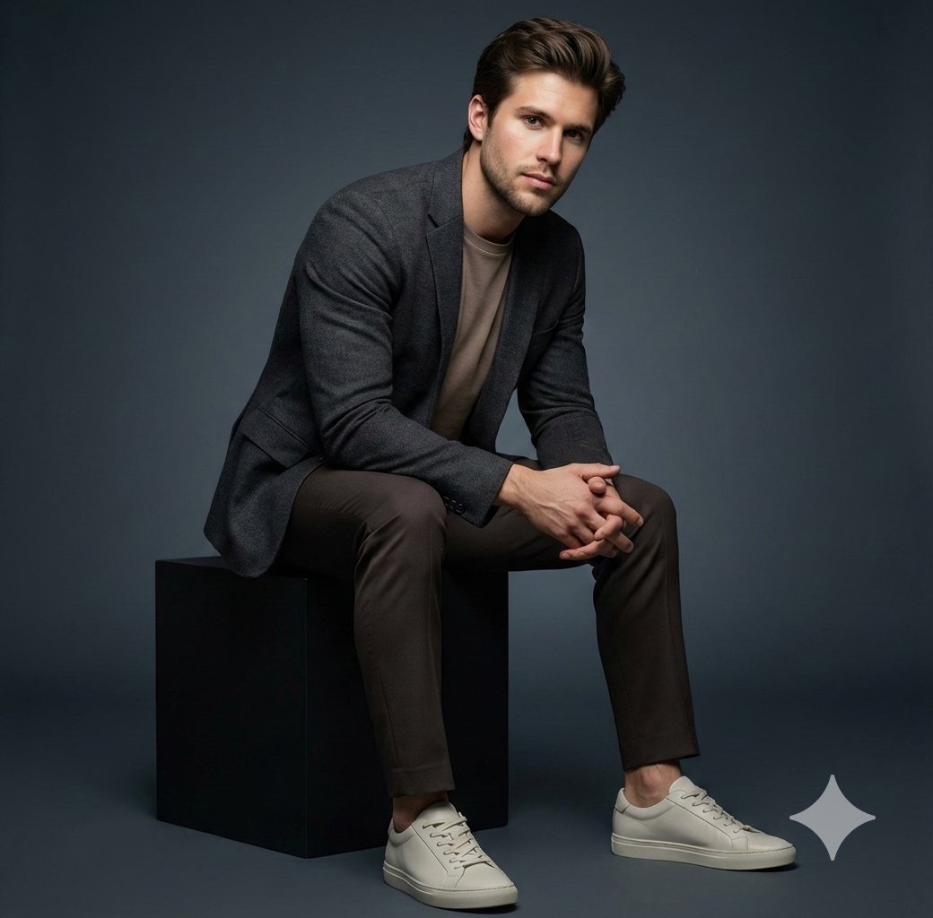 Executive Studio Portrait - AI image template preview