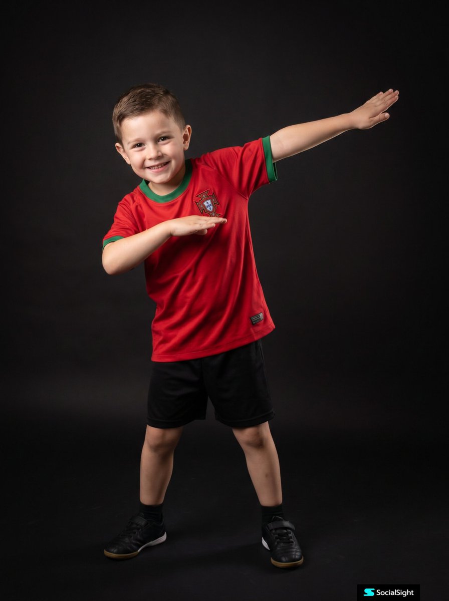 Studio Sports Photography Child Portrait - AI image template preview