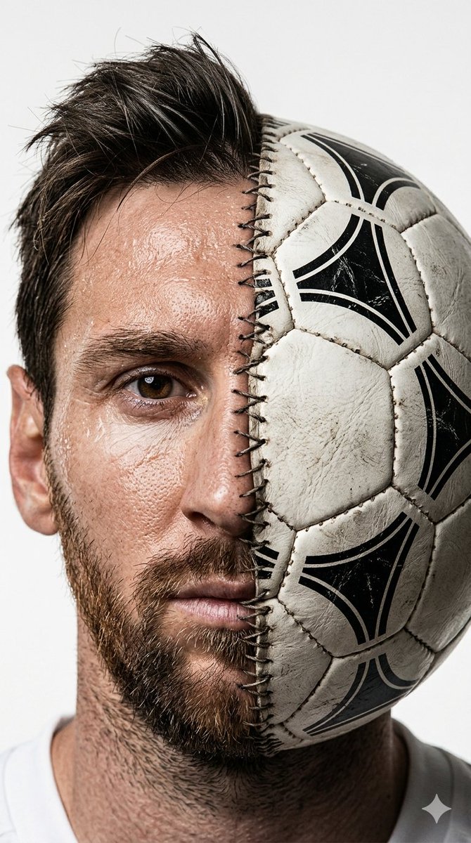 Soccer Ball Portrait Hybrid - AI image template preview