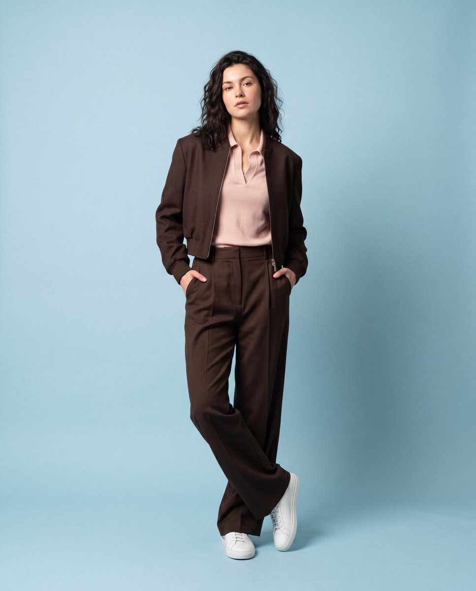 Luxury Fashion Editorial Studio Shoot - AI image template preview
